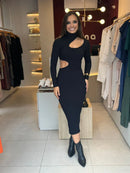 Vestido Canelado Alícia