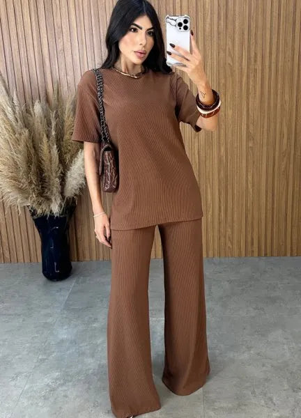 Conjunto Cibele - Mocha Mousse