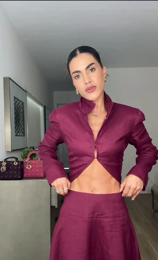 Conjunto Sofia Marsala