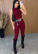 Macacão Duda Montaria - Cherry