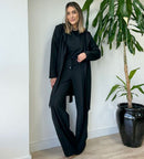 Conjunto Calça + blusa + trench coat