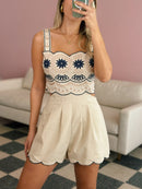 Macaquinho Taupé Recortado