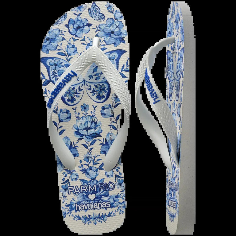 Chinelo Havaianas Farm Jardim de Porcelana