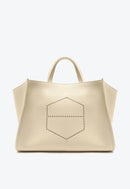 Bolsa Tote Off-white Couro Legítimo