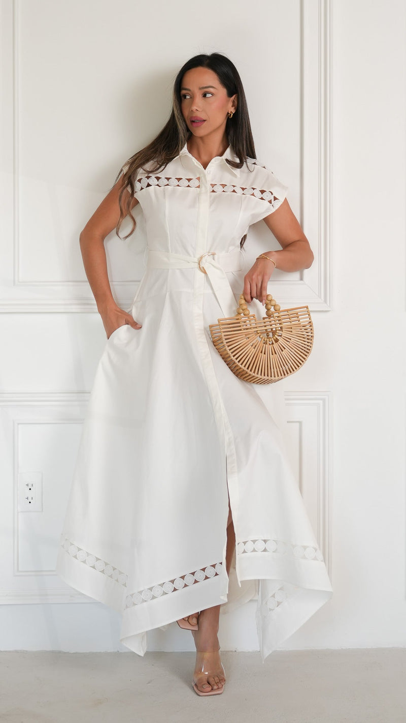 Vestido longo Celeste