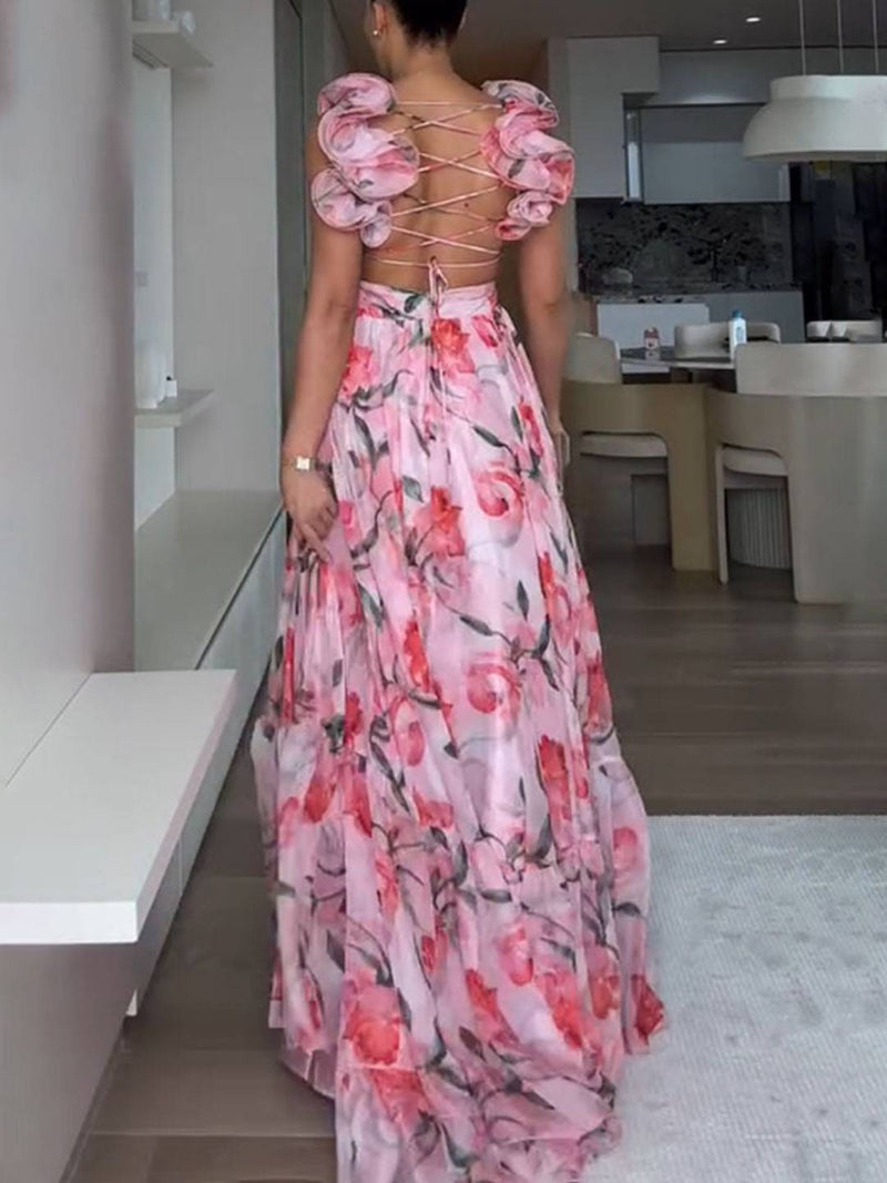 Vestido Camille Cross Floral