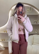 Jaqueta Pelinhos Dupla face