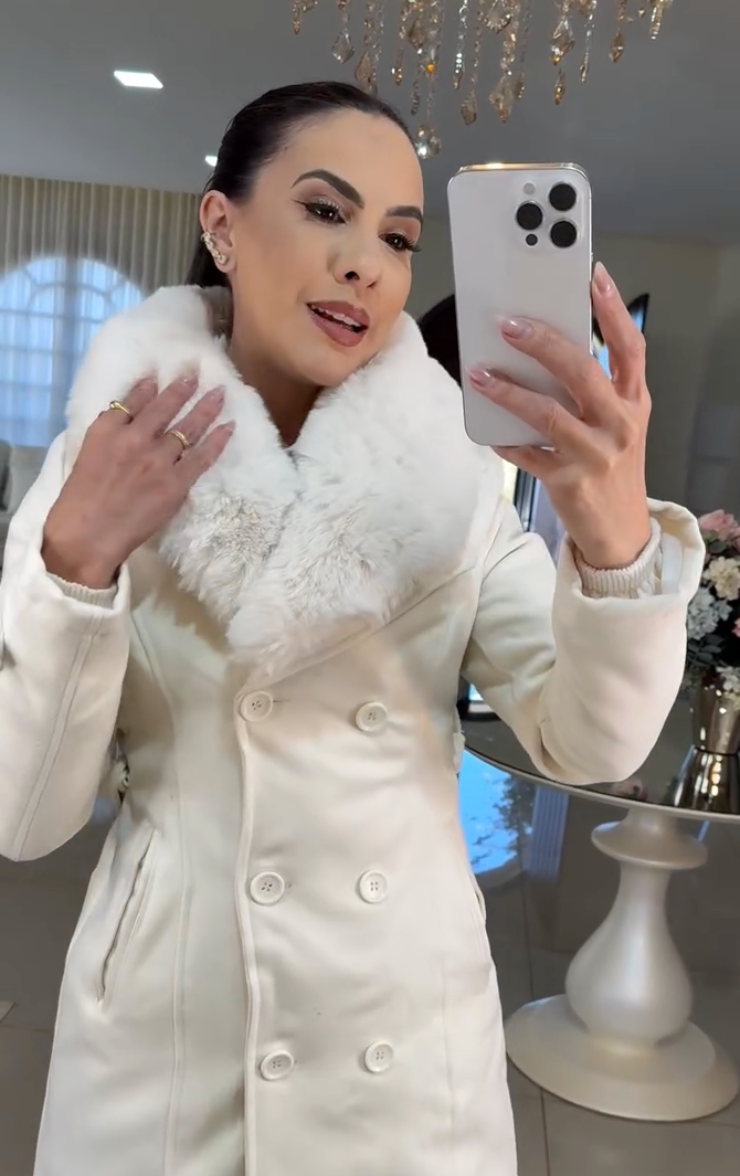 Sobretudo Forrado Importado