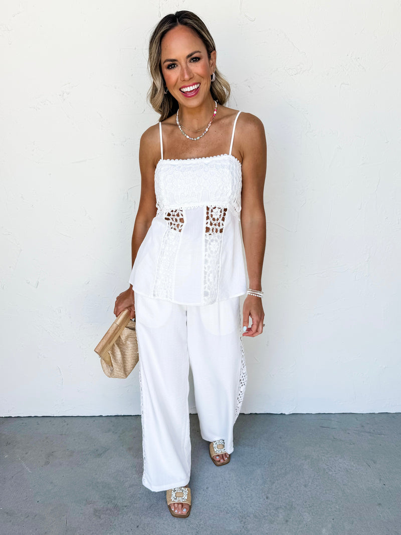 Conjunto Crochê Vibe Contemporânea - Off White