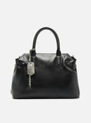 Bolsa Tote Preta Couro Legítimo