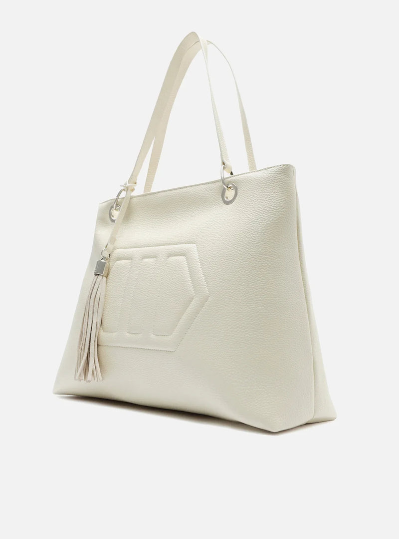 Bolsa Hobo Off-White Couro Legítimo