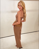 Conjunto Social Chic com Peplum