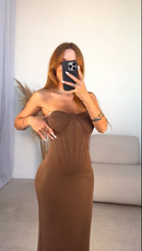 Vestido Aurora Mocha