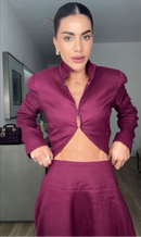 Conjunto Linho Marsala Elegance