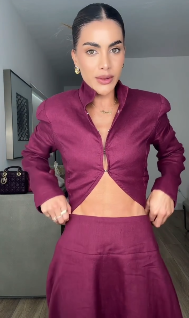 Conjunto Linho Marsala Elegance