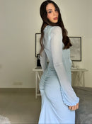 Vestido Feminino Alinê – Longo com Recortes