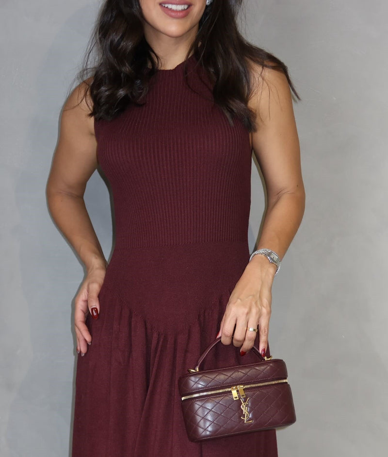 Vestido Isadora – Vinho Elegante