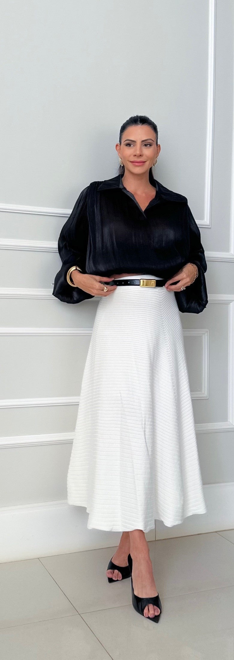 Conjunto Elegância Black White