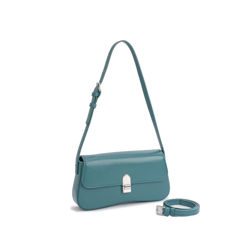 Bolsa Clutch Transversal com Fecho Metálico