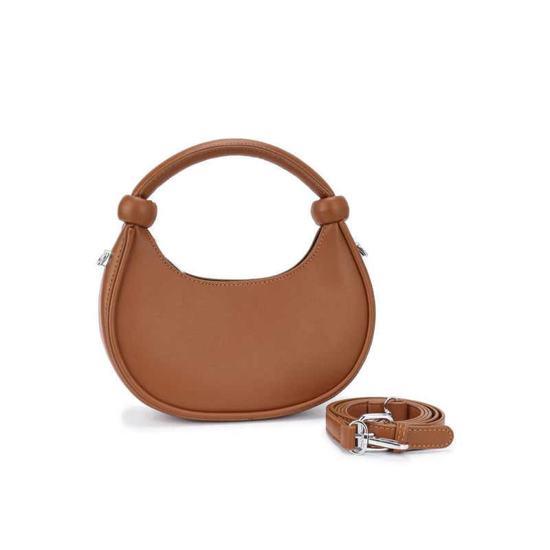 Bolsa Meia-Lua com Alça Estruturada
