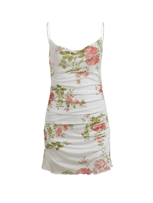 Vestido Floral Alça Fina Mollye - Estilo Romântico e Feminino