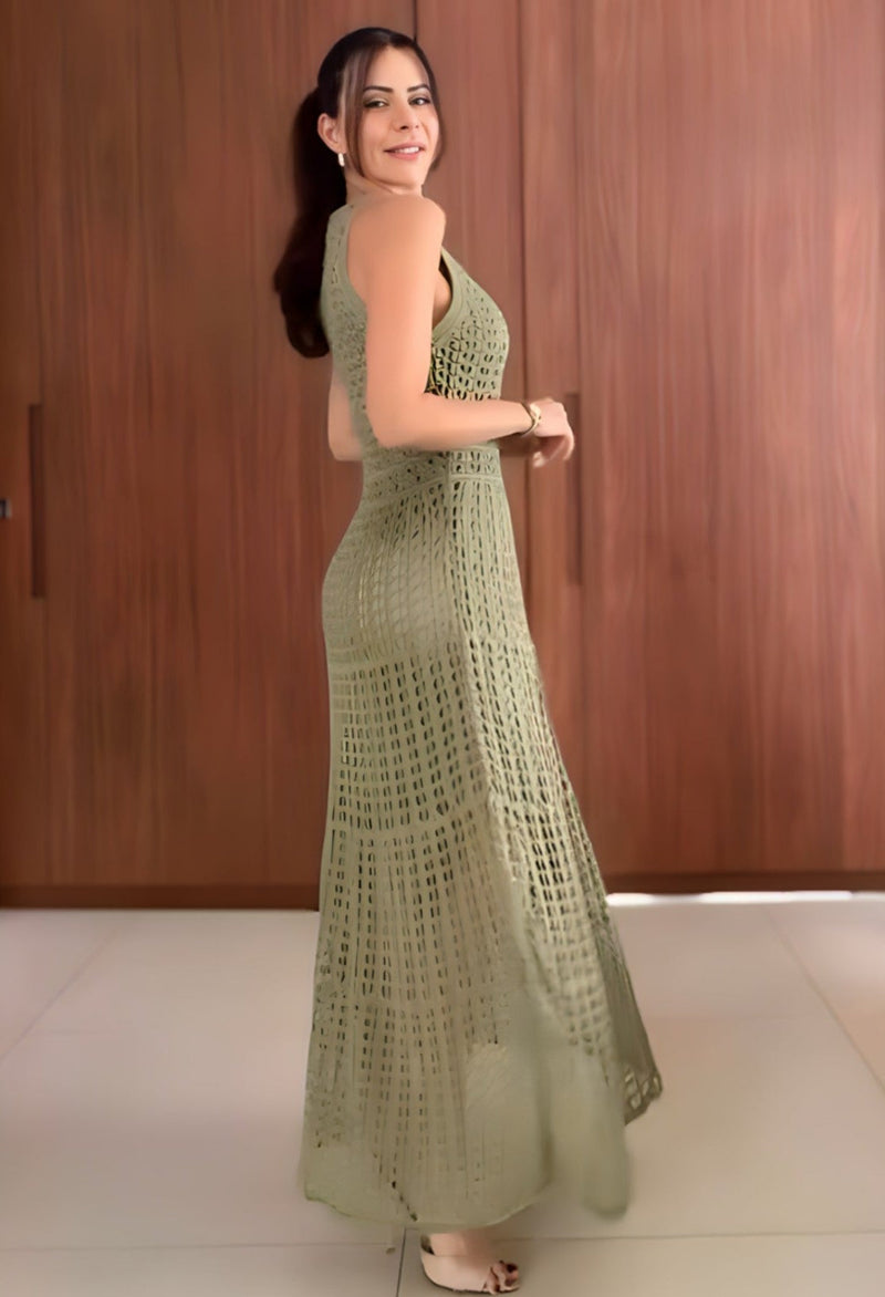 Vestido Jade em Crochê Premium