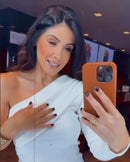 Blusa Canelada Cátia - Ombro Único