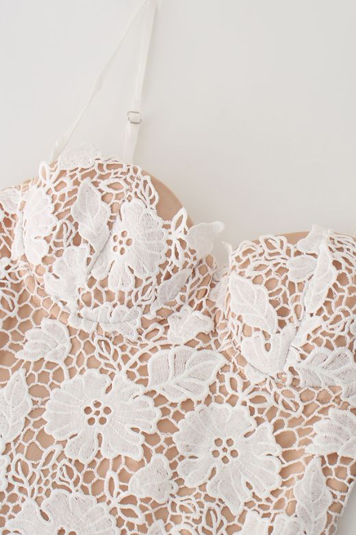 Vestido Longo Bodycon Honor em Renda