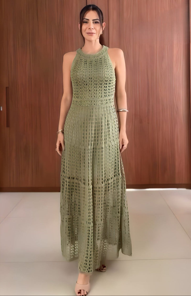 Vestido Jade em Crochê Premium