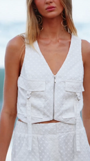 Look Fresh – Conjunto Texturizado Branco