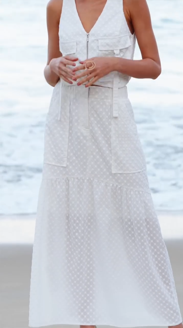 Look Fresh – Conjunto Texturizado Branco