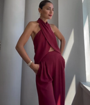 🍷 Conjunto Diva Bordeaux – Sofisticação em Movimento 🍷