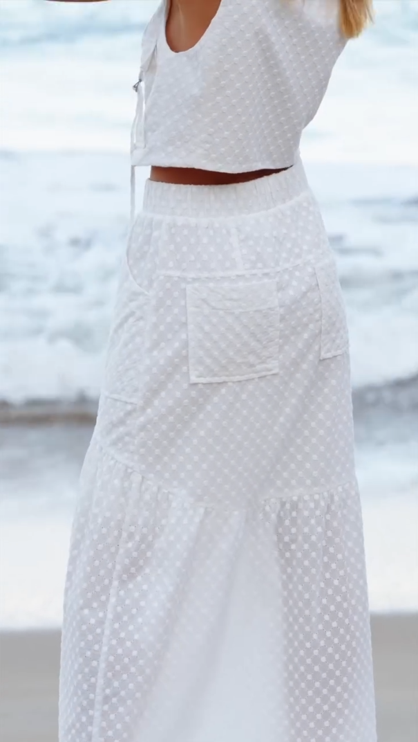 Look Fresh – Conjunto Texturizado Branco