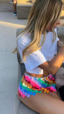 Saia Vazada Brilho Carnaval - Folia