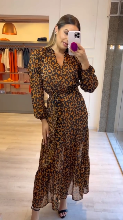 Vestido Helena Animal Print