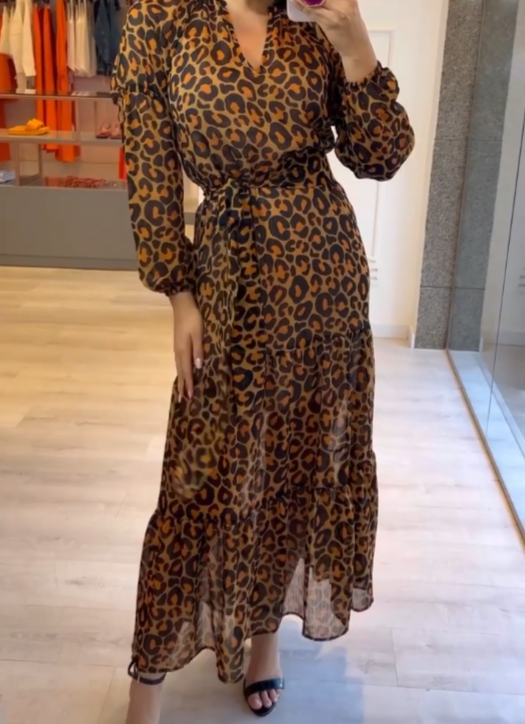 Vestido Helena Animal Print