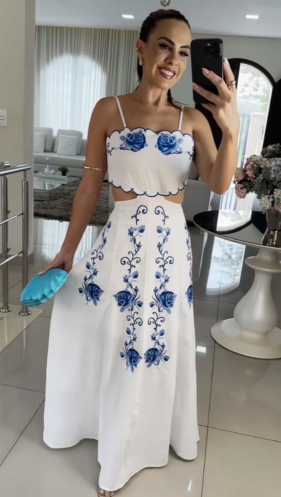 Vestido Encanto Azul