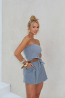 Short Saia Alfaiataria e Cinto